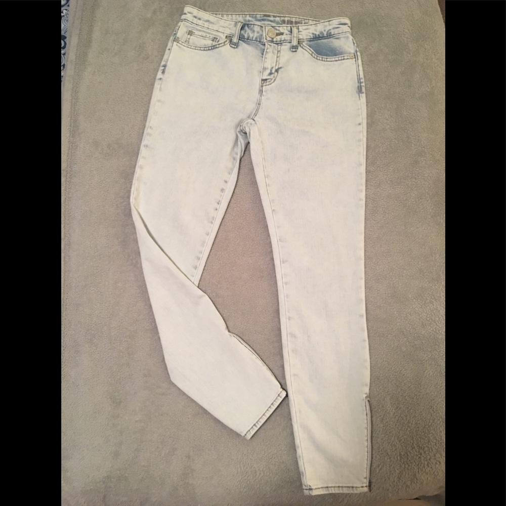 Gap Sz 0/25r premium super skinny ankle jeans